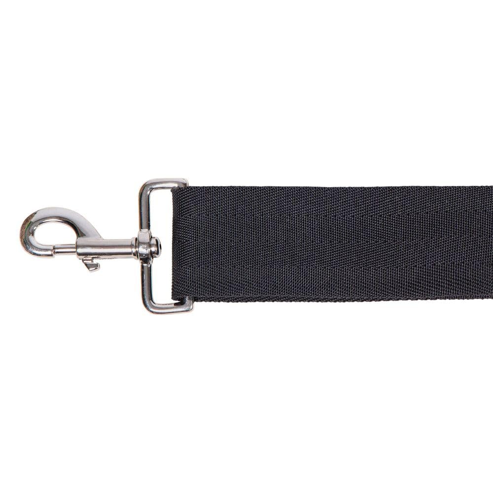 Dura-Tech Nylon Web Stall Guard | Color Black | Adjustable & Durable | Allows Horse Interaction | Easy Installation